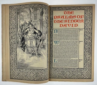 Item #6431 [Nash, John Henry] The Psalms of the Singer David. King James Bible