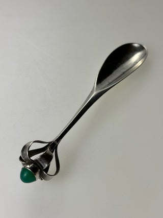 Item #6457 [Arts & Crafts- Jewelry- C. R. Ashbee] Fabulous Guild of Handicraft Silver Spoon with...