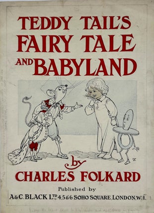 Item #6473 [Folkard, Charles- Original Art for Teddy Tail's] Eight Original Pen and Ink Drawings...