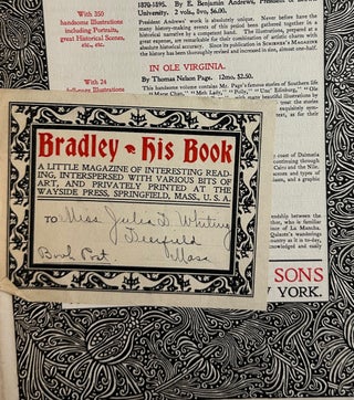 Item #6493 [Bradley, Will- Association Copy to Editor in Charge of "Bradley, His Book" Project]...