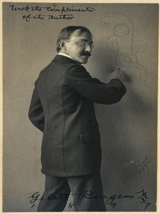 Item #7071 [Day, F. Holland- Original Platinum Print of Gelett Burgess, Signed by Burness and...