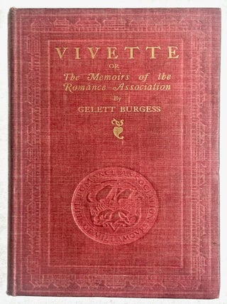 [Day, F. Holland- Original Platinum Print of Gelett Burgess, Signed by Burness and Frank S. Birchall Placed as Frontispiece in Burgess' Book, "Vivette"]F. Holland Day / Burgess Photograph (Platinum Print Association)