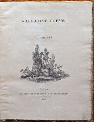 Item #945 Narrative Poems. Isaac D'Israeii